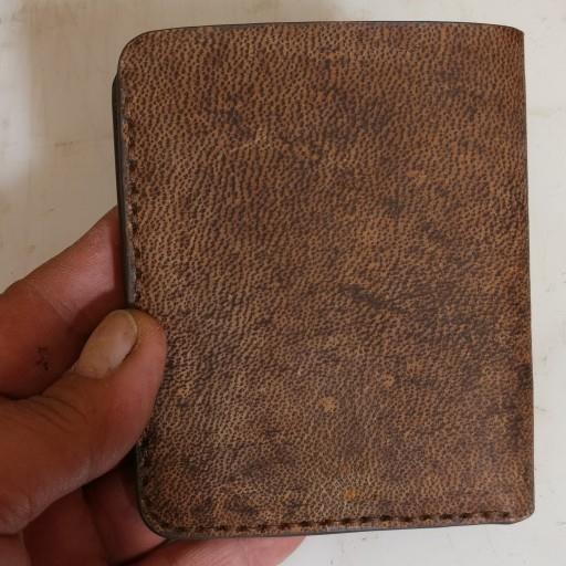 کیف پول جیبی چرم طبیعی بینظیر هورس شتر